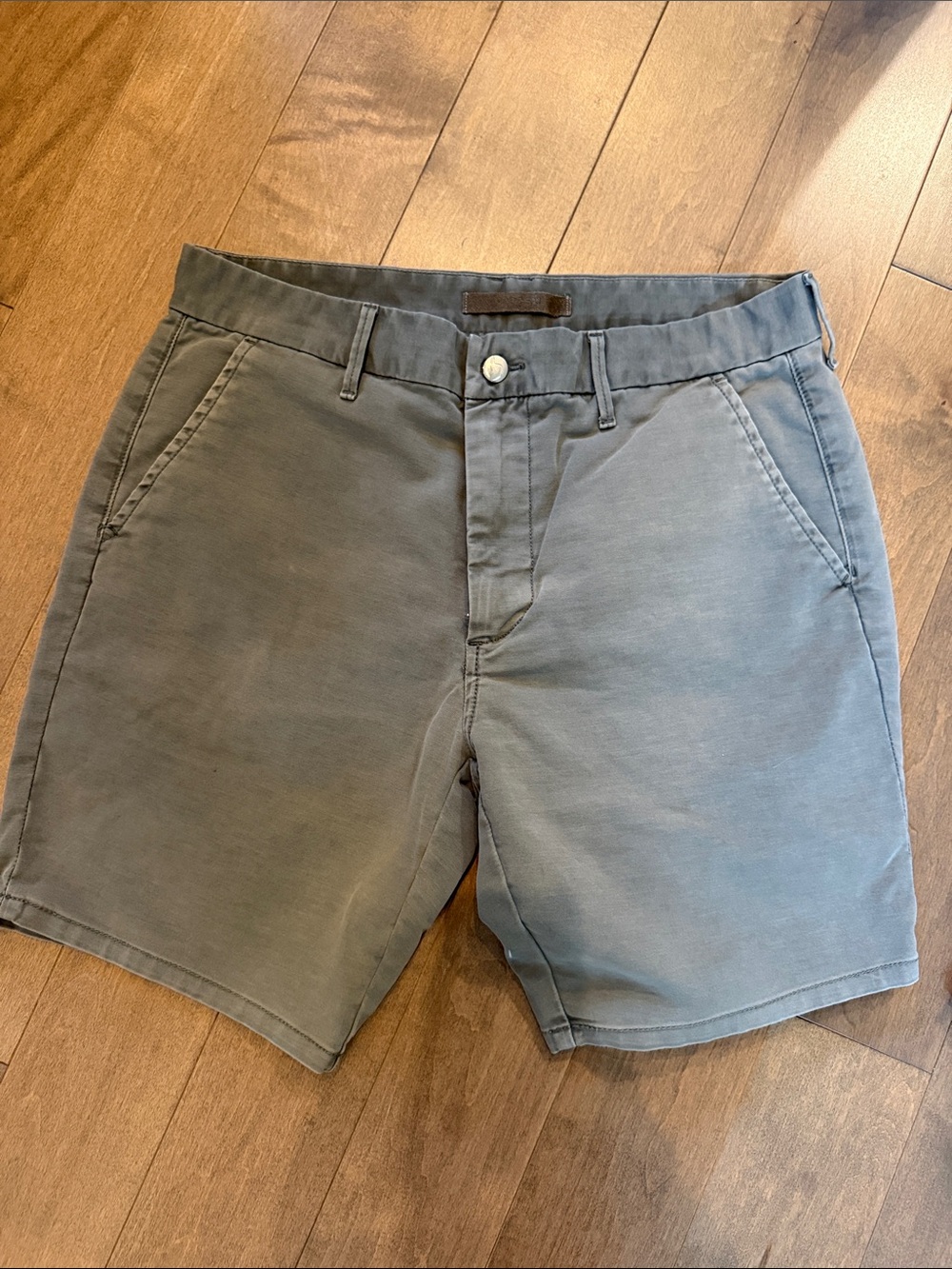 Joe's Jeans Flat Front Chino Shorts in Slate Blue